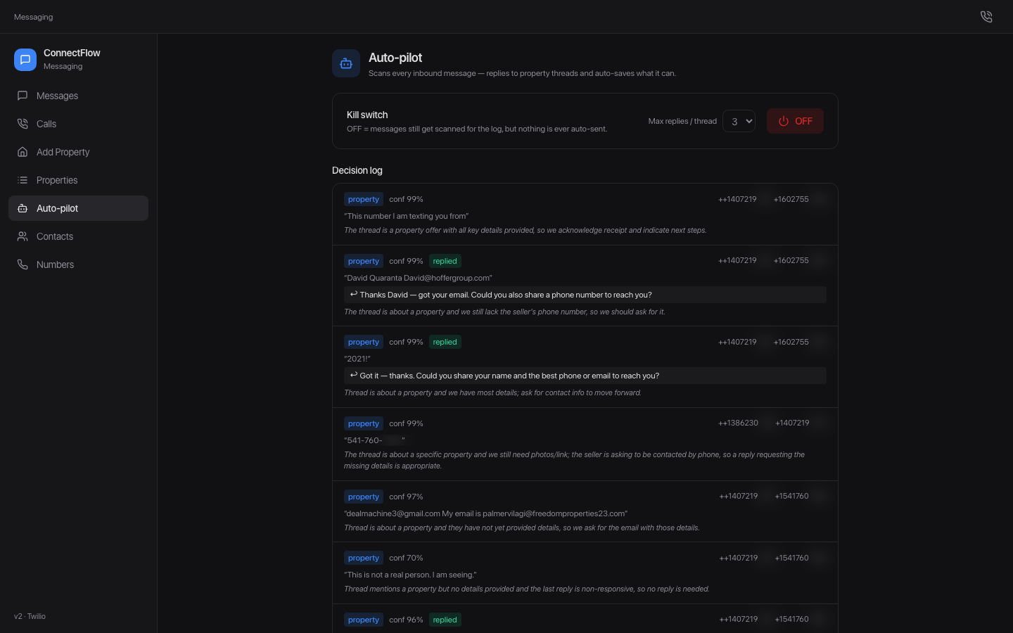 ConnectFlow product screenshot