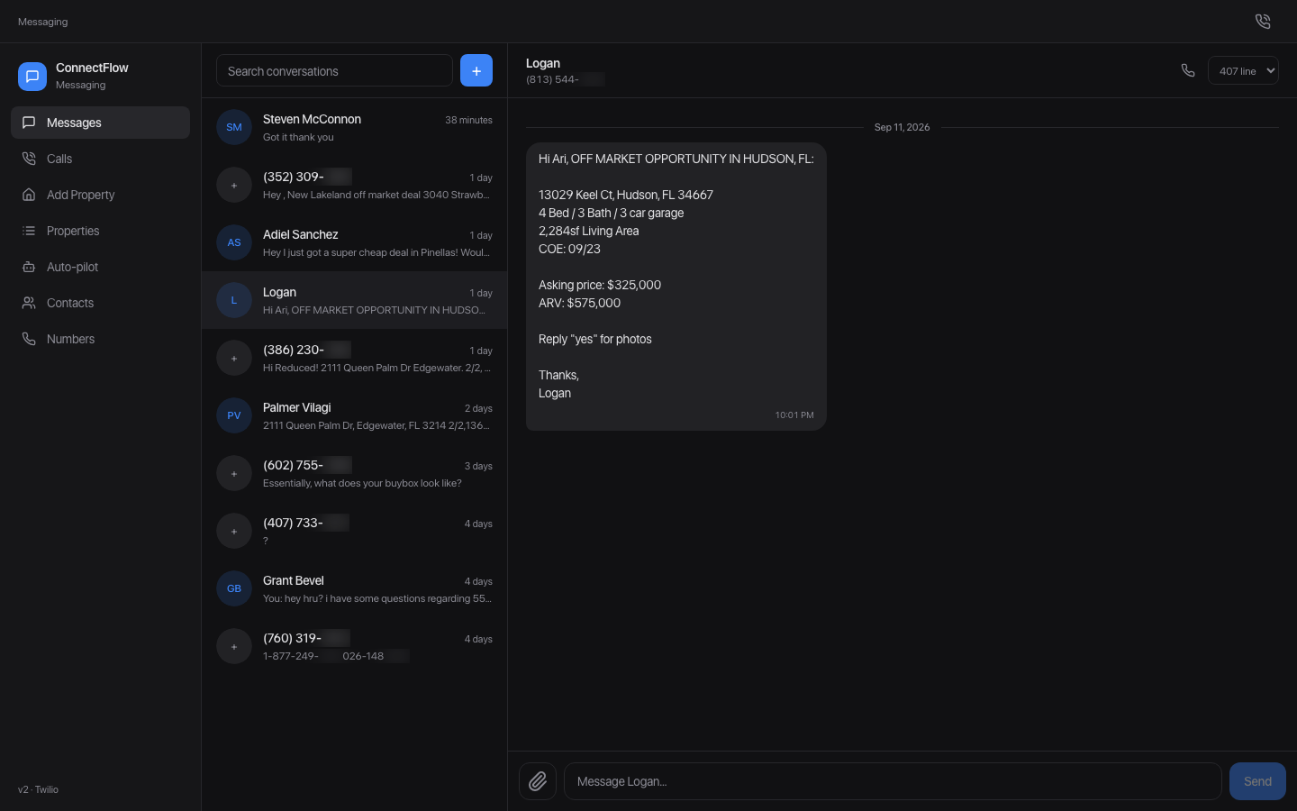 ConnectFlow product screenshot