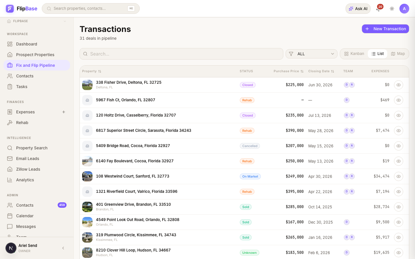 FlipBase product screenshot