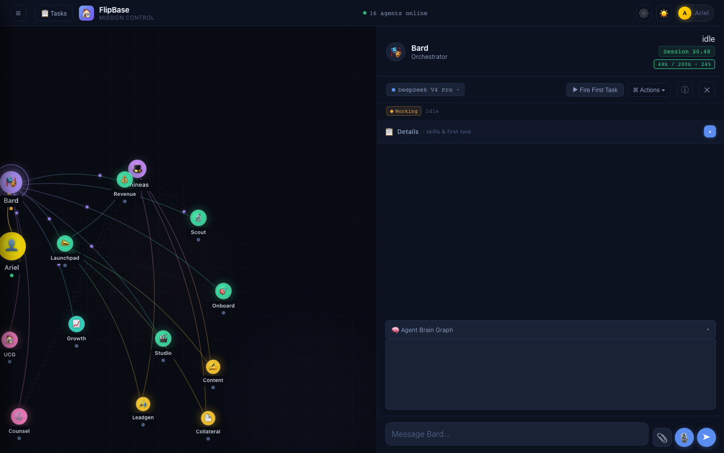 Mission Control product screenshot